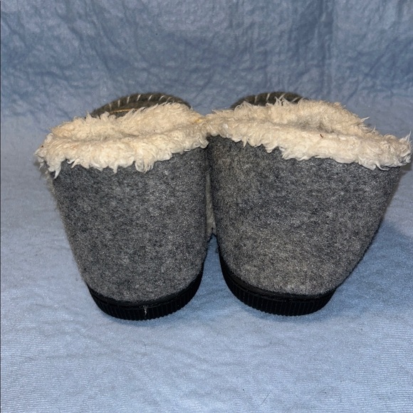 GAA HUU WOOL LOOK Polyester Lined Slippers Size 7/8 Rubber Soles - Picture 7 of 15